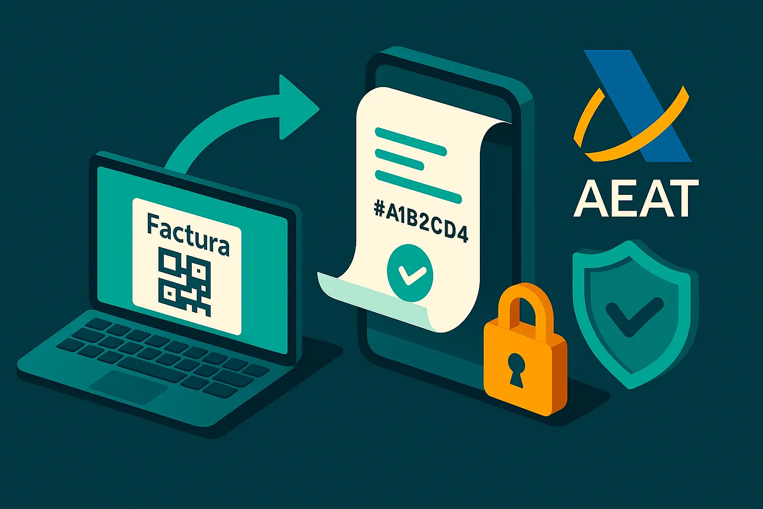 Cómo enviar tus facturas electrónicas a la AEAT con VeriFactu (Guía 2026)