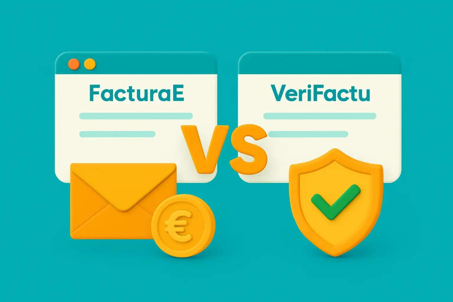 FacturaE vs VeriFactu: diferencias clave y cómo afectan a autónomos y pymes