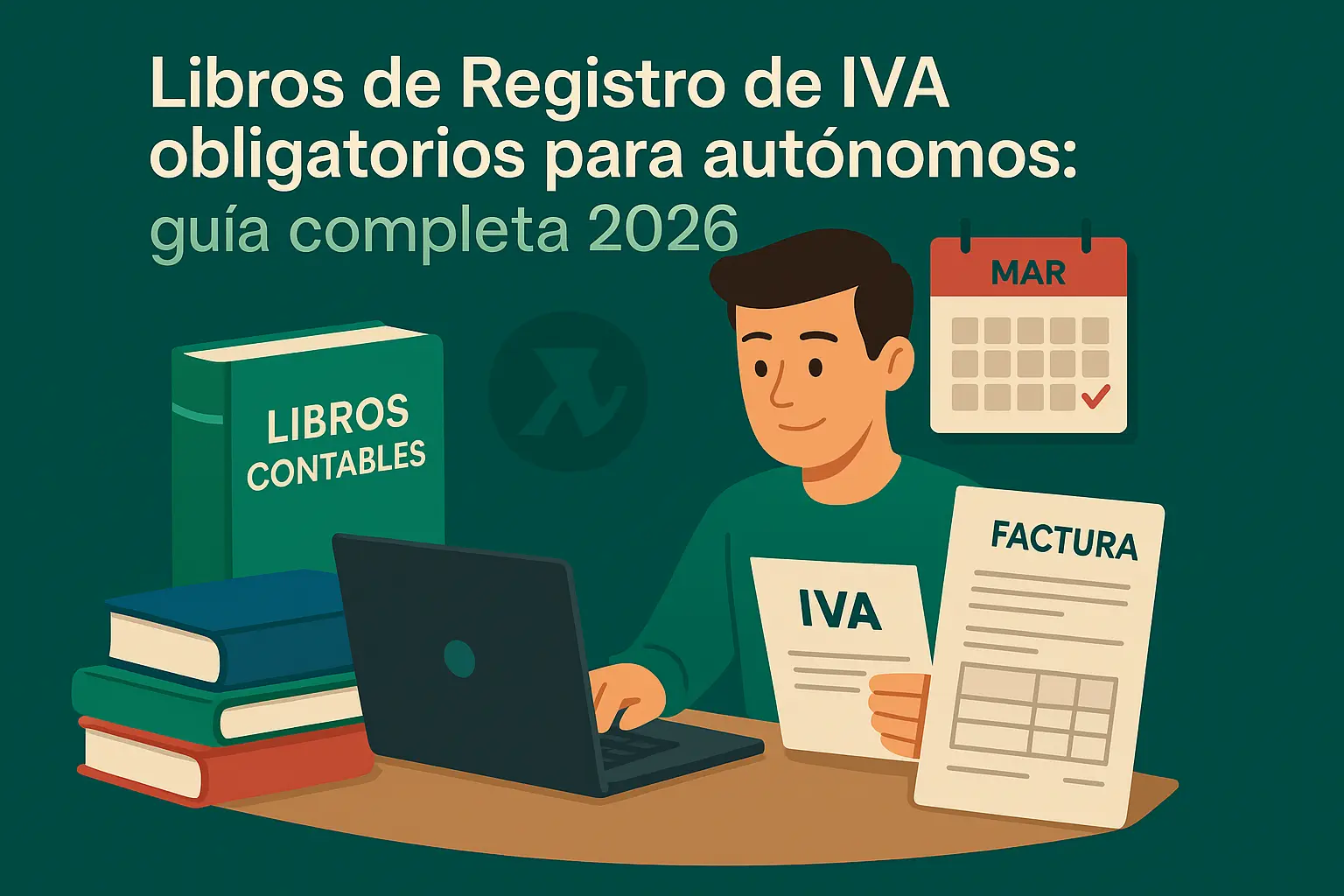 Libros de Registro de IVA obligatorios para autónomos: guía completa 2026